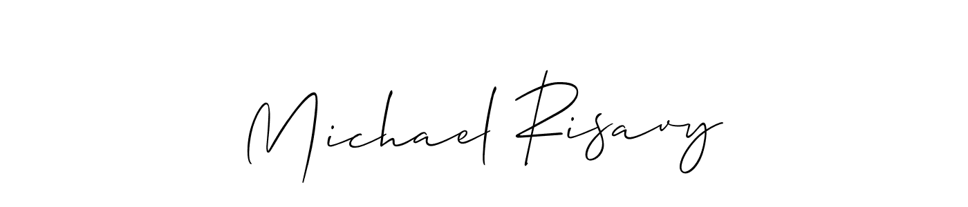 Make a beautiful signature design for name Michael Risavy. Use this online signature maker to create a handwritten signature for free. Michael Risavy signature style 2 images and pictures png