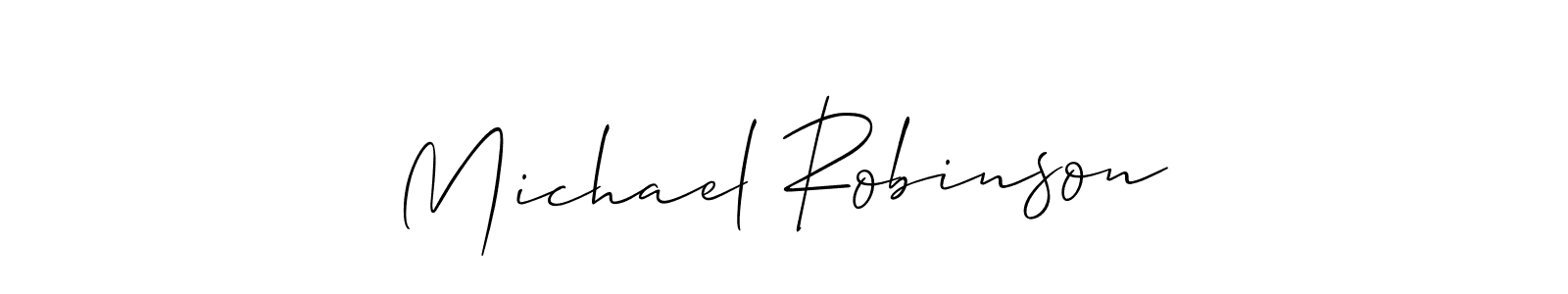 This is the best signature style for the Michael Robinson name. Also you like these signature font (Allison_Script). Mix name signature. Michael Robinson signature style 2 images and pictures png