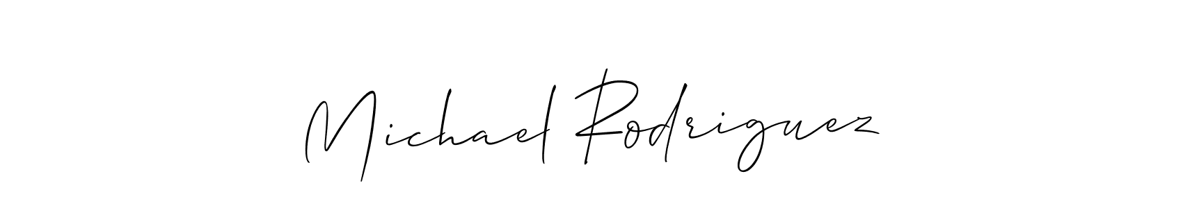 Michael Rodriguez stylish signature style. Best Handwritten Sign (Allison_Script) for my name. Handwritten Signature Collection Ideas for my name Michael Rodriguez. Michael Rodriguez signature style 2 images and pictures png