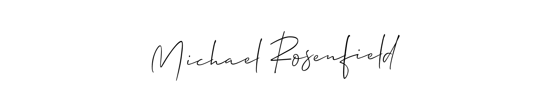 Design your own signature with our free online signature maker. With this signature software, you can create a handwritten (Allison_Script) signature for name Michael Rosenfield. Michael Rosenfield signature style 2 images and pictures png