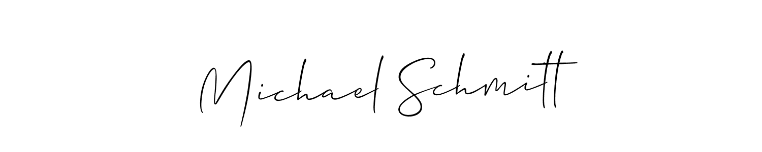 Use a signature maker to create a handwritten signature online. With this signature software, you can design (Allison_Script) your own signature for name Michael Schmitt. Michael Schmitt signature style 2 images and pictures png