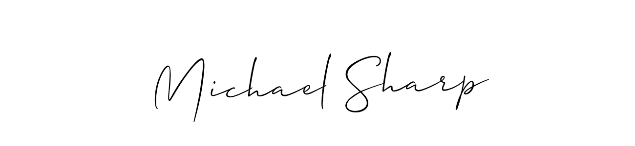 Make a beautiful signature design for name Michael Sharp. Use this online signature maker to create a handwritten signature for free. Michael Sharp signature style 2 images and pictures png