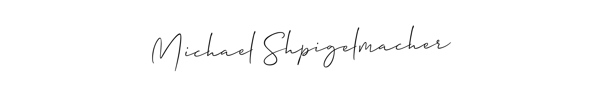 Best and Professional Signature Style for Michael Shpigelmacher. Allison_Script Best Signature Style Collection. Michael Shpigelmacher signature style 2 images and pictures png