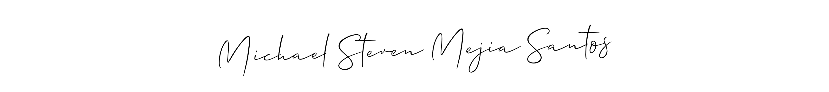 Here are the top 10 professional signature styles for the name Michael Steven Mejia Santos. These are the best autograph styles you can use for your name. Michael Steven Mejia Santos signature style 2 images and pictures png