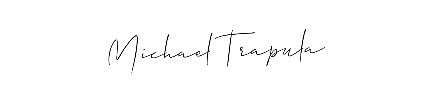 Design your own signature with our free online signature maker. With this signature software, you can create a handwritten (Allison_Script) signature for name Michael Trapula. Michael Trapula signature style 2 images and pictures png