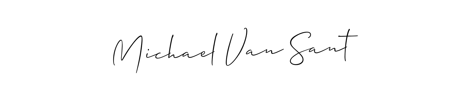 Similarly Allison_Script is the best handwritten signature design. Signature creator online .You can use it as an online autograph creator for name Michael Van Sant. Michael Van Sant signature style 2 images and pictures png