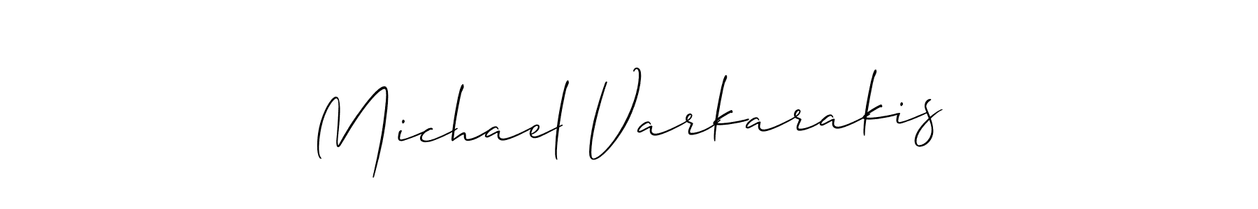 Use a signature maker to create a handwritten signature online. With this signature software, you can design (Allison_Script) your own signature for name Michael Varkarakis. Michael Varkarakis signature style 2 images and pictures png