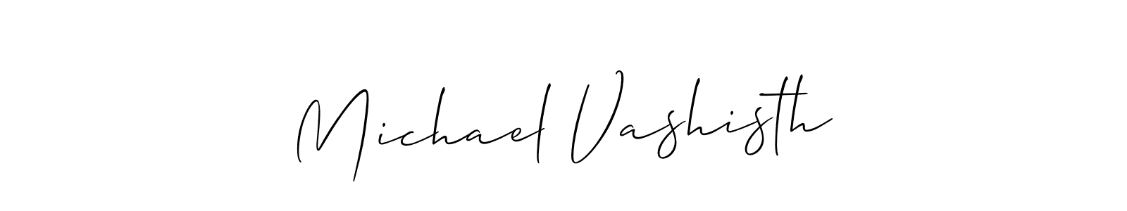 Make a beautiful signature design for name Michael Vashisth. Use this online signature maker to create a handwritten signature for free. Michael Vashisth signature style 2 images and pictures png