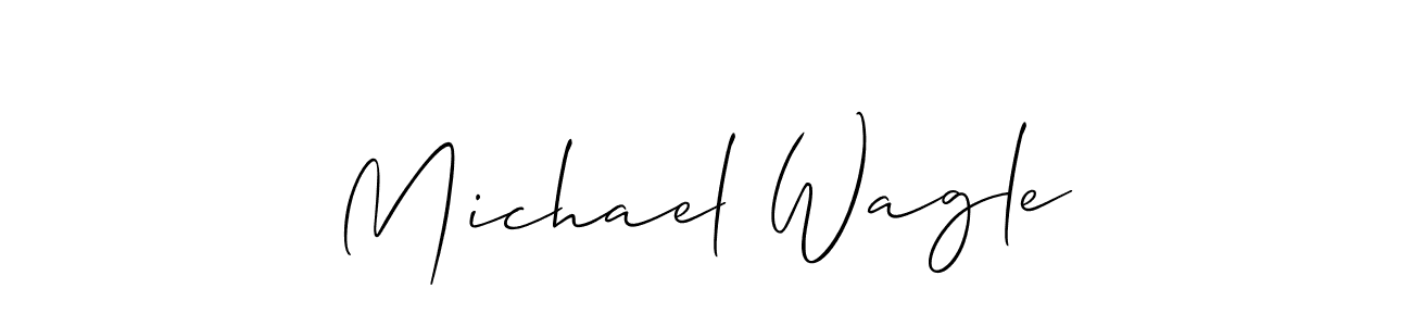 if you are searching for the best signature style for your name Michael Wagle. so please give up your signature search. here we have designed multiple signature styles  using Allison_Script. Michael Wagle signature style 2 images and pictures png