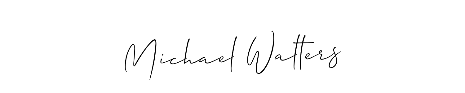 This is the best signature style for the Michael Walters name. Also you like these signature font (Allison_Script). Mix name signature. Michael Walters signature style 2 images and pictures png