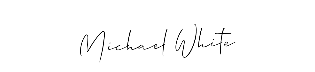 Check out images of Autograph of Michael White name. Actor Michael White Signature Style. Allison_Script is a professional sign style online. Michael White signature style 2 images and pictures png