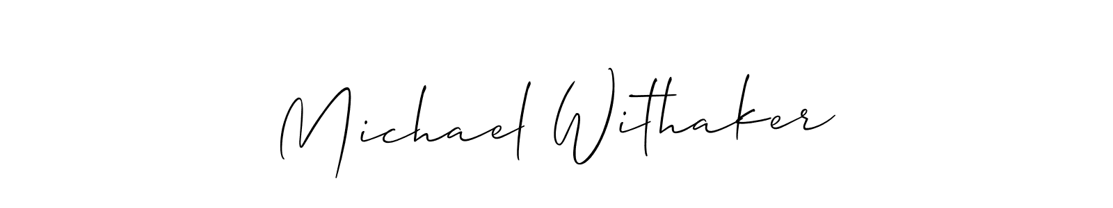 See photos of Michael Withaker official signature by Spectra . Check more albums & portfolios. Read reviews & check more about Allison_Script font. Michael Withaker signature style 2 images and pictures png