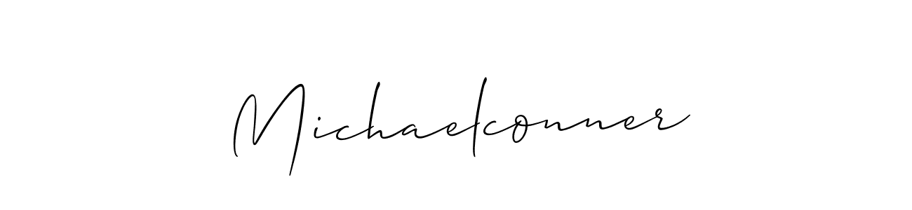 Also You can easily find your signature by using the search form. We will create Michaelconner name handwritten signature images for you free of cost using Allison_Script sign style. Michaelconner signature style 2 images and pictures png