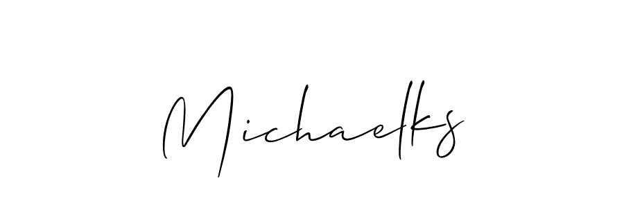 Best and Professional Signature Style for Michaelks. Allison_Script Best Signature Style Collection. Michaelks signature style 2 images and pictures png