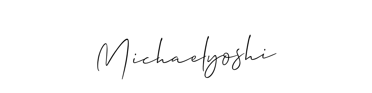 This is the best signature style for the Michaelyoshi name. Also you like these signature font (Allison_Script). Mix name signature. Michaelyoshi signature style 2 images and pictures png