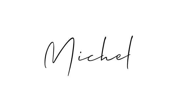 How to Draw Michel signature style? Allison_Script is a latest design signature styles for name Michel. Michel signature style 2 images and pictures png