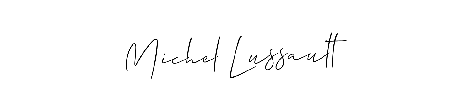 How to Draw Michel Lussault signature style? Allison_Script is a latest design signature styles for name Michel Lussault. Michel Lussault signature style 2 images and pictures png