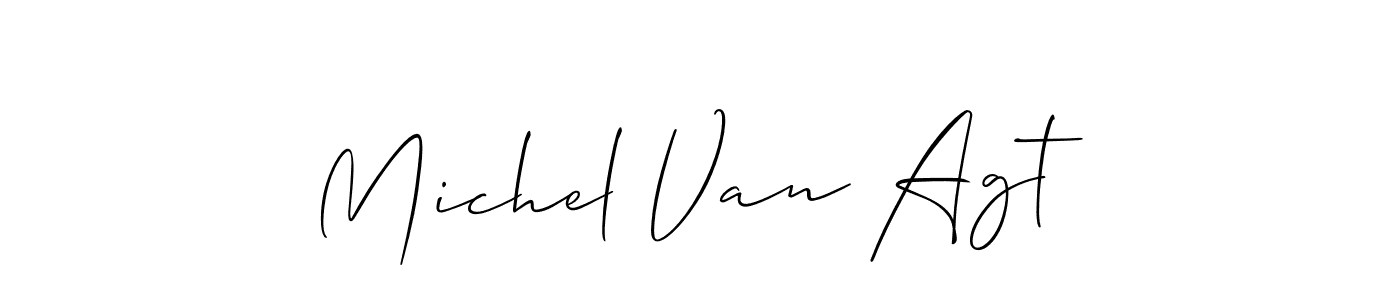 Allison_Script is a professional signature style that is perfect for those who want to add a touch of class to their signature. It is also a great choice for those who want to make their signature more unique. Get Michel Van Agt name to fancy signature for free. Michel Van Agt signature style 2 images and pictures png