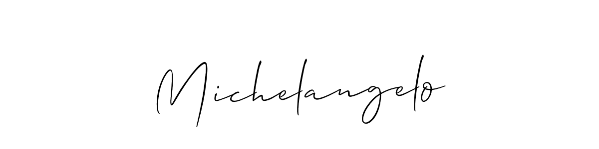 if you are searching for the best signature style for your name Michelangelo. so please give up your signature search. here we have designed multiple signature styles  using Allison_Script. Michelangelo signature style 2 images and pictures png