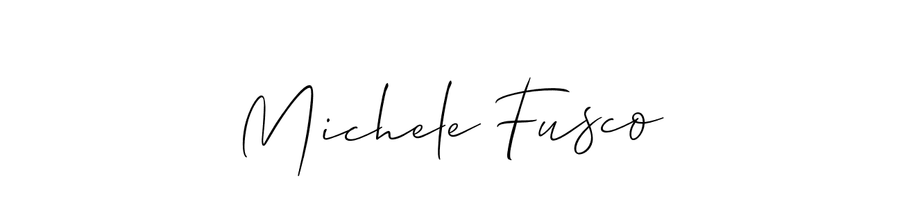 Once you've used our free online signature maker to create your best signature Allison_Script style, it's time to enjoy all of the benefits that Michele Fusco name signing documents. Michele Fusco signature style 2 images and pictures png