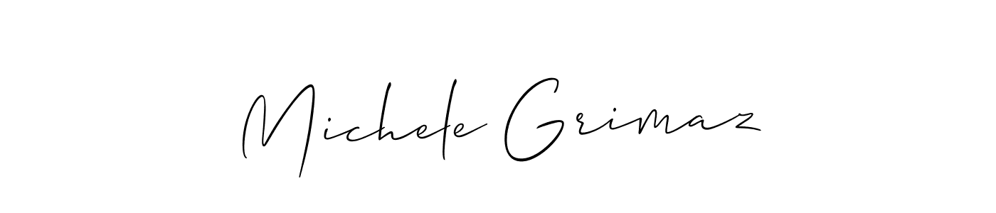 Make a short Michele Grimaz signature style. Manage your documents anywhere anytime using Allison_Script. Create and add eSignatures, submit forms, share and send files easily. Michele Grimaz signature style 2 images and pictures png
