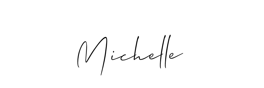 You should practise on your own different ways (Allison_Script) to write your name (Michelle ) in signature. don't let someone else do it for you. Michelle  signature style 2 images and pictures png