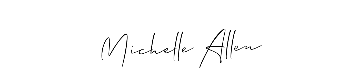 Also we have Michelle Allen name is the best signature style. Create professional handwritten signature collection using Allison_Script autograph style. Michelle Allen signature style 2 images and pictures png