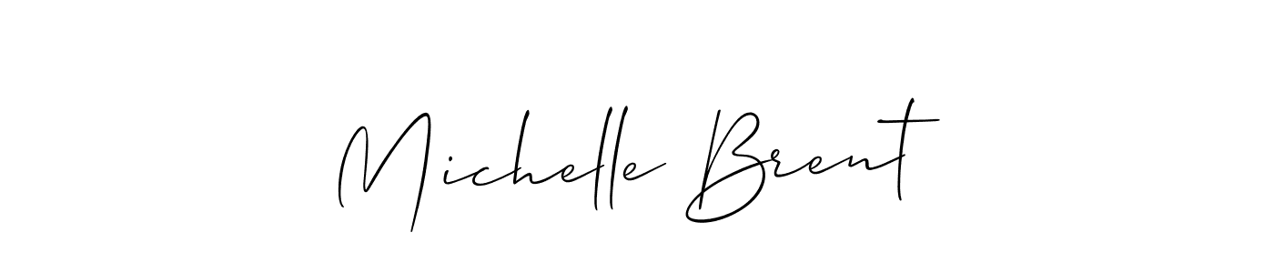 Also we have Michelle Brent name is the best signature style. Create professional handwritten signature collection using Allison_Script autograph style. Michelle Brent signature style 2 images and pictures png