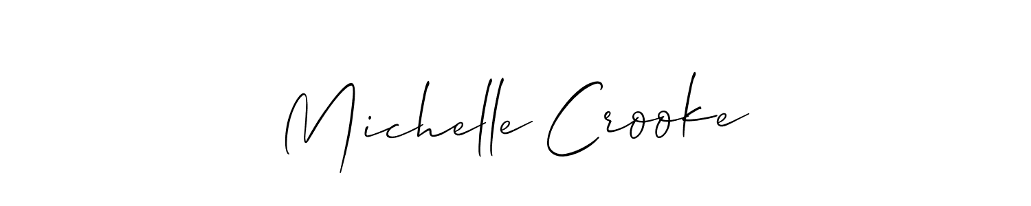 Make a short Michelle Crooke signature style. Manage your documents anywhere anytime using Allison_Script. Create and add eSignatures, submit forms, share and send files easily. Michelle Crooke signature style 2 images and pictures png