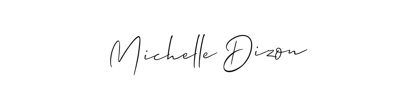 Make a beautiful signature design for name Michelle Dizon. Use this online signature maker to create a handwritten signature for free. Michelle Dizon signature style 2 images and pictures png