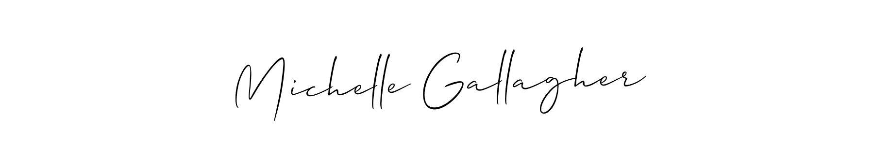 This is the best signature style for the Michelle Gallagher name. Also you like these signature font (Allison_Script). Mix name signature. Michelle Gallagher signature style 2 images and pictures png