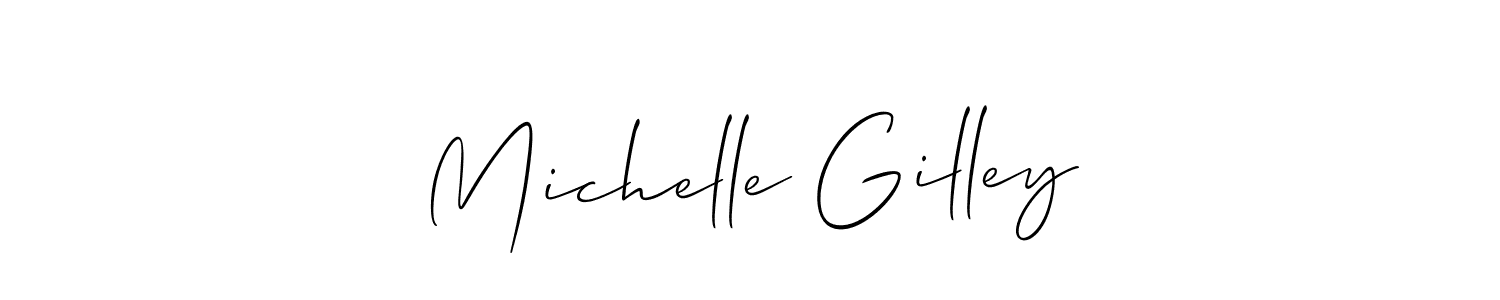 How to make Michelle Gilley signature? Allison_Script is a professional autograph style. Create handwritten signature for Michelle Gilley name. Michelle Gilley signature style 2 images and pictures png