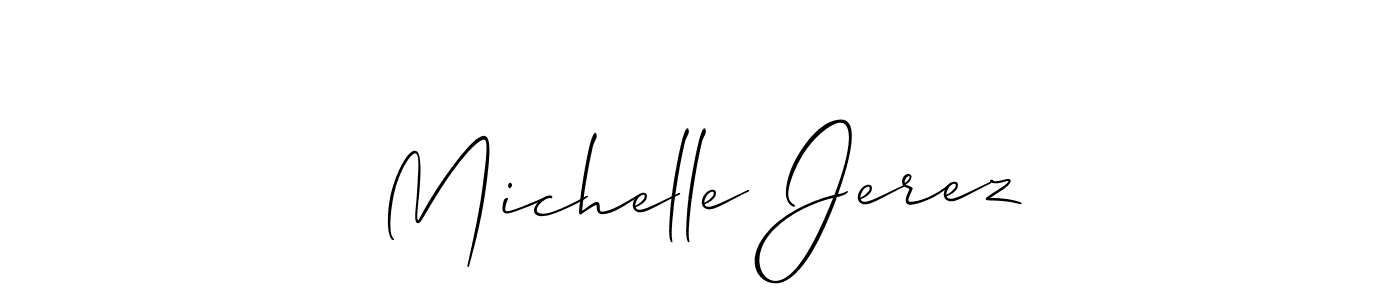 This is the best signature style for the Michelle Jerez name. Also you like these signature font (Allison_Script). Mix name signature. Michelle Jerez signature style 2 images and pictures png