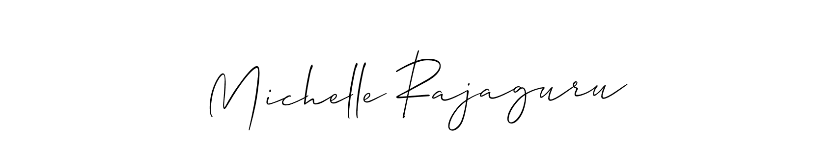 This is the best signature style for the Michelle Rajaguru name. Also you like these signature font (Allison_Script). Mix name signature. Michelle Rajaguru signature style 2 images and pictures png