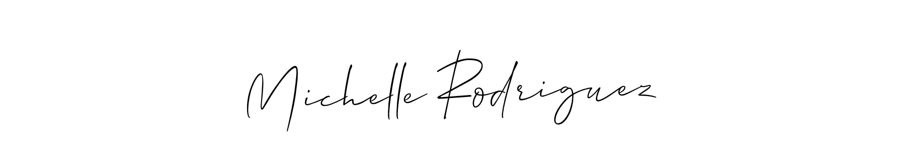 Use a signature maker to create a handwritten signature online. With this signature software, you can design (Allison_Script) your own signature for name Michelle Rodriguez. Michelle Rodriguez signature style 2 images and pictures png