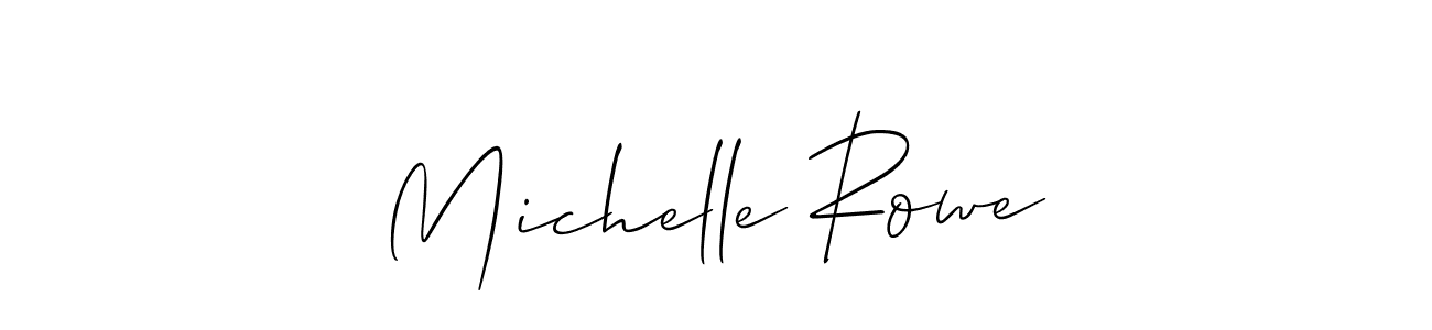 The best way (Allison_Script) to make a short signature is to pick only two or three words in your name. The name Michelle Rowe include a total of six letters. For converting this name. Michelle Rowe signature style 2 images and pictures png