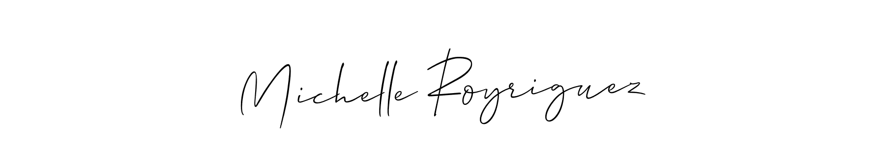 Create a beautiful signature design for name Michelle Royriguez. With this signature (Allison_Script) fonts, you can make a handwritten signature for free. Michelle Royriguez signature style 2 images and pictures png