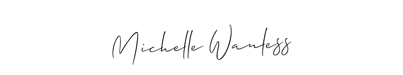 See photos of Michelle Wanless official signature by Spectra . Check more albums & portfolios. Read reviews & check more about Allison_Script font. Michelle Wanless signature style 2 images and pictures png