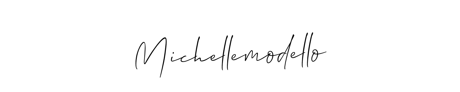 Here are the top 10 professional signature styles for the name Michellemodello. These are the best autograph styles you can use for your name. Michellemodello signature style 2 images and pictures png