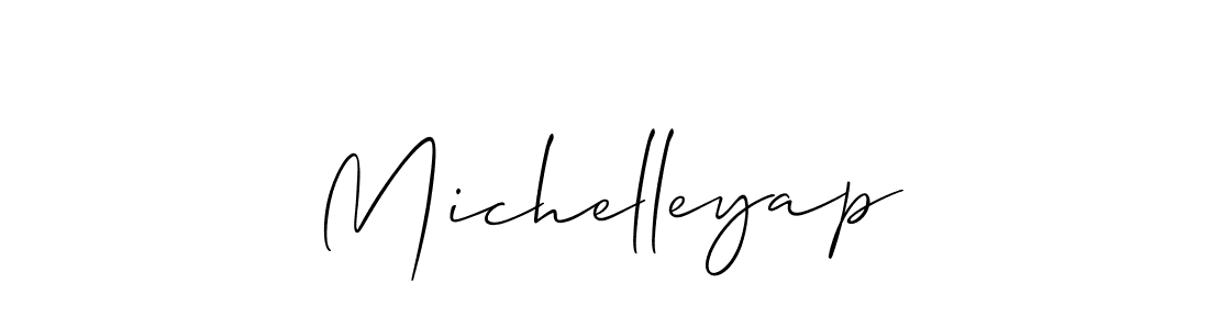 Best and Professional Signature Style for Michelleyap. Allison_Script Best Signature Style Collection. Michelleyap signature style 2 images and pictures png