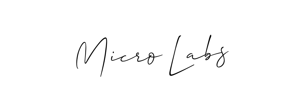 Similarly Allison_Script is the best handwritten signature design. Signature creator online .You can use it as an online autograph creator for name Micro Labs. Micro Labs signature style 2 images and pictures png