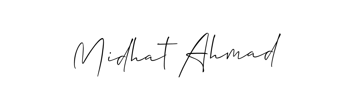 See photos of Midhat Ahmad official signature by Spectra . Check more albums & portfolios. Read reviews & check more about Allison_Script font. Midhat Ahmad signature style 2 images and pictures png