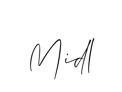 Here are the top 10 professional signature styles for the name Midl. These are the best autograph styles you can use for your name. Midl signature style 2 images and pictures png