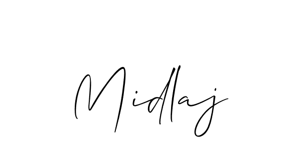 Here are the top 10 professional signature styles for the name Midlaj. These are the best autograph styles you can use for your name. Midlaj signature style 2 images and pictures png