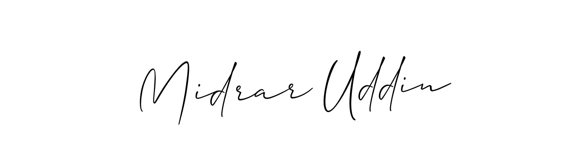 This is the best signature style for the Midrar Uddin name. Also you like these signature font (Allison_Script). Mix name signature. Midrar Uddin signature style 2 images and pictures png