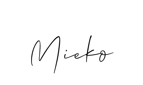 You can use this online signature creator to create a handwritten signature for the name Mieko. This is the best online autograph maker. Mieko signature style 2 images and pictures png