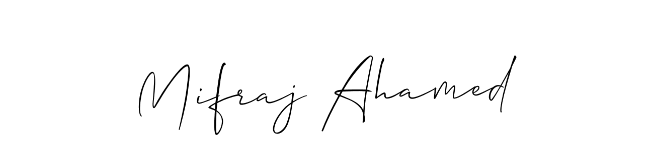 Here are the top 10 professional signature styles for the name Mifraj Ahamed. These are the best autograph styles you can use for your name. Mifraj Ahamed signature style 2 images and pictures png