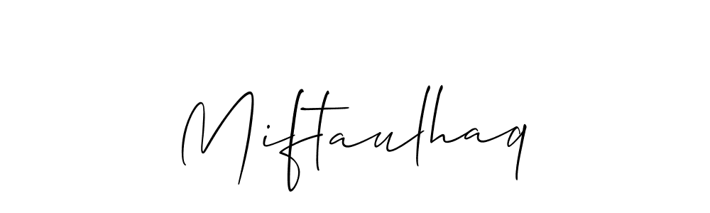 You can use this online signature creator to create a handwritten signature for the name Miftaulhaq. This is the best online autograph maker. Miftaulhaq signature style 2 images and pictures png