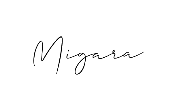 How to make Migara name signature. Use Allison_Script style for creating short signs online. This is the latest handwritten sign. Migara signature style 2 images and pictures png