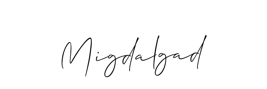 You can use this online signature creator to create a handwritten signature for the name Migdalgad. This is the best online autograph maker. Migdalgad signature style 2 images and pictures png